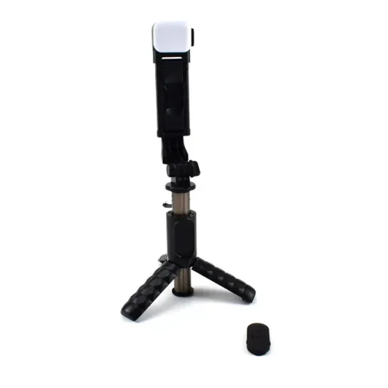 Τηλεχειριζόμενο Selfie Stick τρίποδο αλουμινίου Andowl Q10s – μαύρο