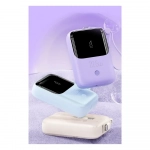 Wekome WP-53 Power Bank Γρήγορης Φόρτισης με 2 Ενσωματωμένα Καλώδια - 10000mAh 22.5W, Γαλάζιο - Photo2