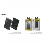 Wekome WP-82 Power Bank Ασύρματης Γρήγορης Φόρτισης 15W 5000mAh & Type-C Θύρες - Μαύρο - Photo1
