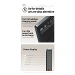 Wekome WP-82 Power Bank Ασύρματης Γρήγορης Φόρτισης 15W 5000mAh & Type-C Θύρες - Μαύρο - Photo9