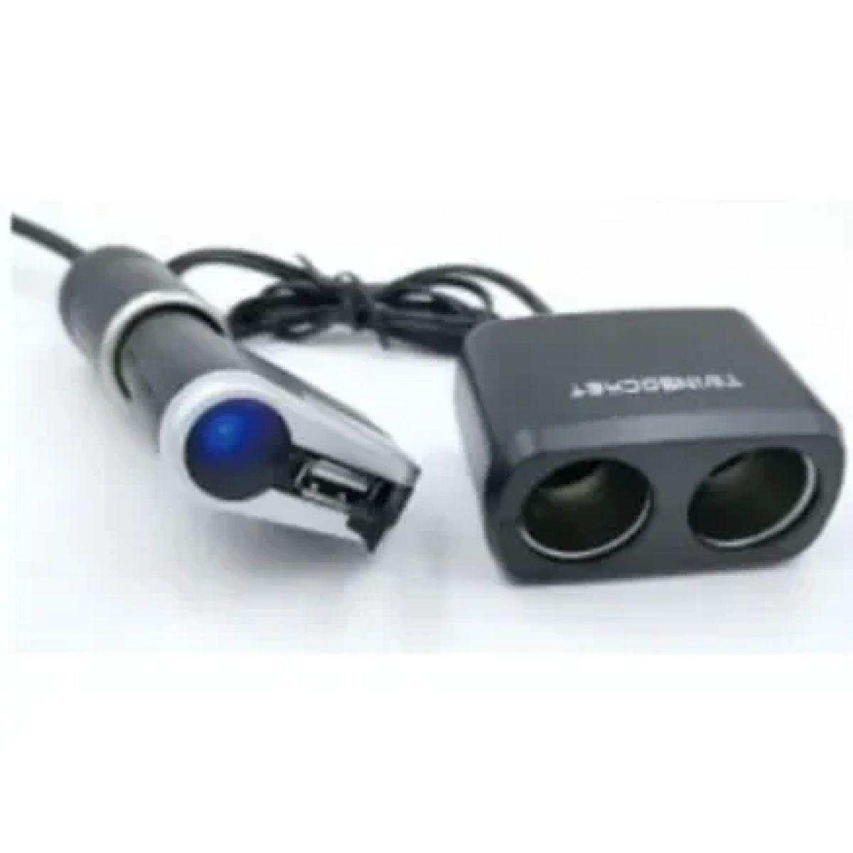 Διπλή Yποδοχή Αναπτήρα Με Θύρα USB Αυτοκινήτου 83176