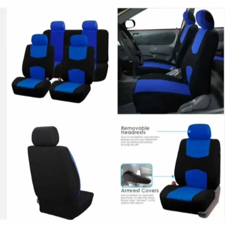 Full Set Κάλυμμα Αυτοκινήτου 9τμχ 30478 XM21-2 Μαύρο Μπλε