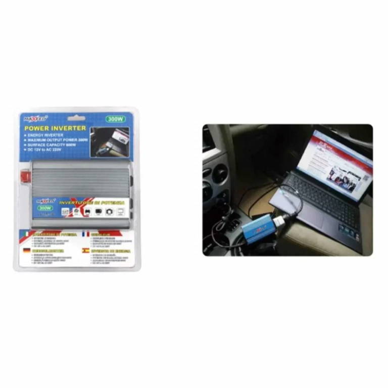 Μετατροπέας Ισχύος Αυτοκινήτου 300W DC 12V έως AC 220V