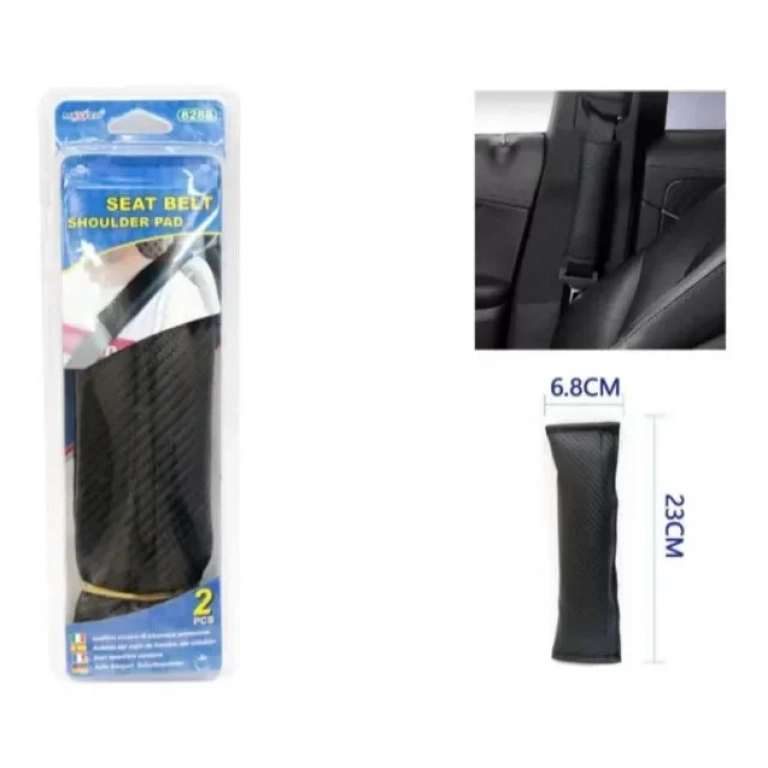 Μαξιλαράκι Ώμου Για Τη Ζώνη Ασφαλείας Αυτοκινήτου 6.8*23 cm Σετ 2 Τεμαχίων