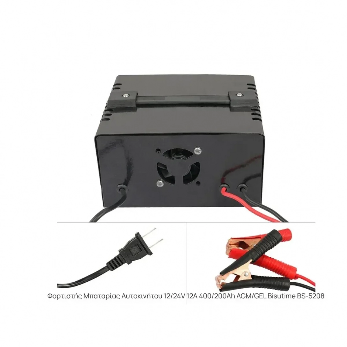 Φορτιστής Μπαταρίας Αυτοκινήτου 12/24V 12A 400/200Ah AGM/GEL Bisutime BS-5208