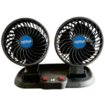 Mini Ανεμιστήρας Αυτοκινήτου Διπλής Κεφαλής 5V 7727 36596