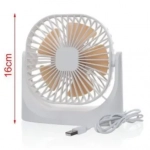 Mini Επιτραπέζιος Ανεμιστήρας 16cm Σε Άσπρο Χρώμα ΚΜΤ Tools 2003058