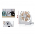 Mini Επιτραπέζιος Ανεμιστήρας 16cm Σε Άσπρο Χρώμα ΚΜΤ Tools 2003058