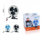 Mini Ανεμιστήρας Αυτοκινήτου 12V 20cm Σε Μαύρο Χρώμα ΚΜΤ Tools 2002506