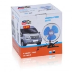 Mini Ανεμιστήρας Αυτοκινήτου 12V 15cm Σε Μπλε Χρώμα ΚΜΤ Tools 2002505