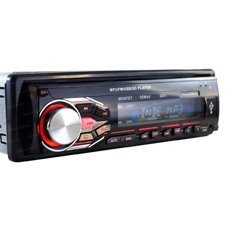 Ηχοσύστημα Αυτοκινήτου Mp3 Player Universal με Αποσπώμενη Πρόσοψη 32434