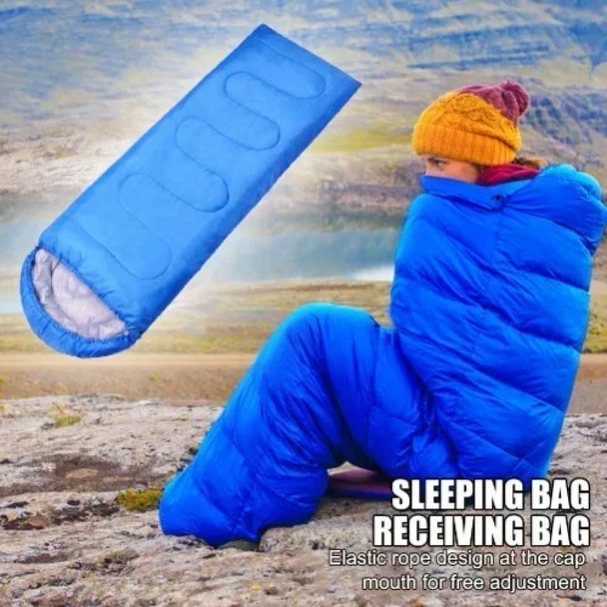 Υπνόσακος Sleeping Bag με Kουκούλα 215x75cm