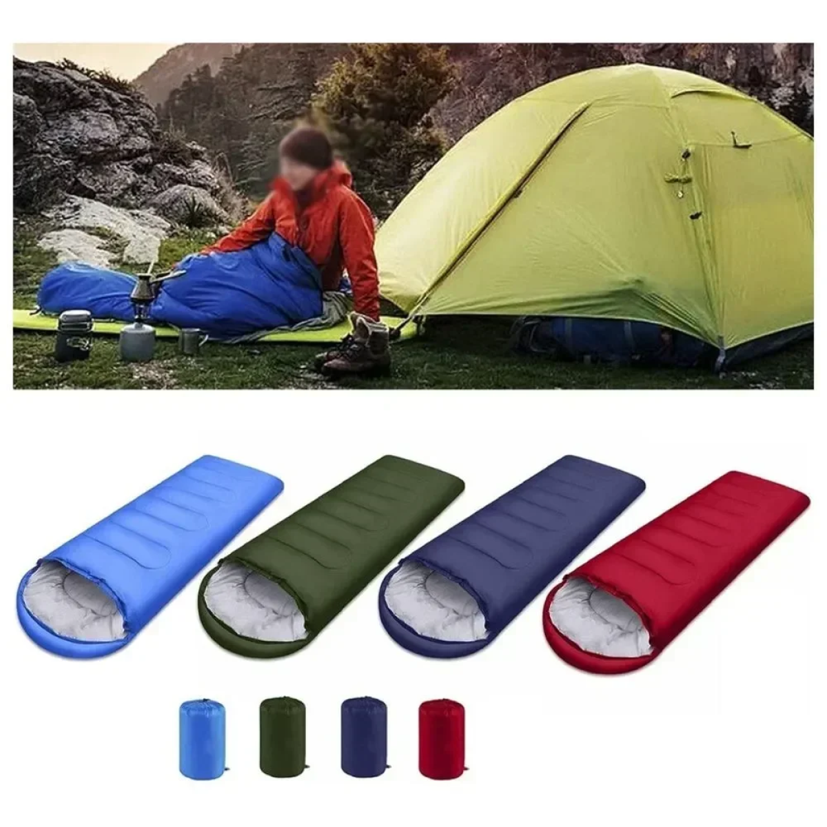 Υπνόσακος Sleeping Bag Με Κουκούλα Navy - Photo6