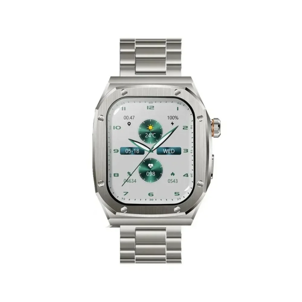 Z79 max smartwatch με Παλμογράφο Ασημί