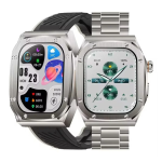 Z79 max smartwatch με Παλμογράφο Ασημί