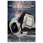 Z79 max smartwatch με Παλμογράφο Ασημί
