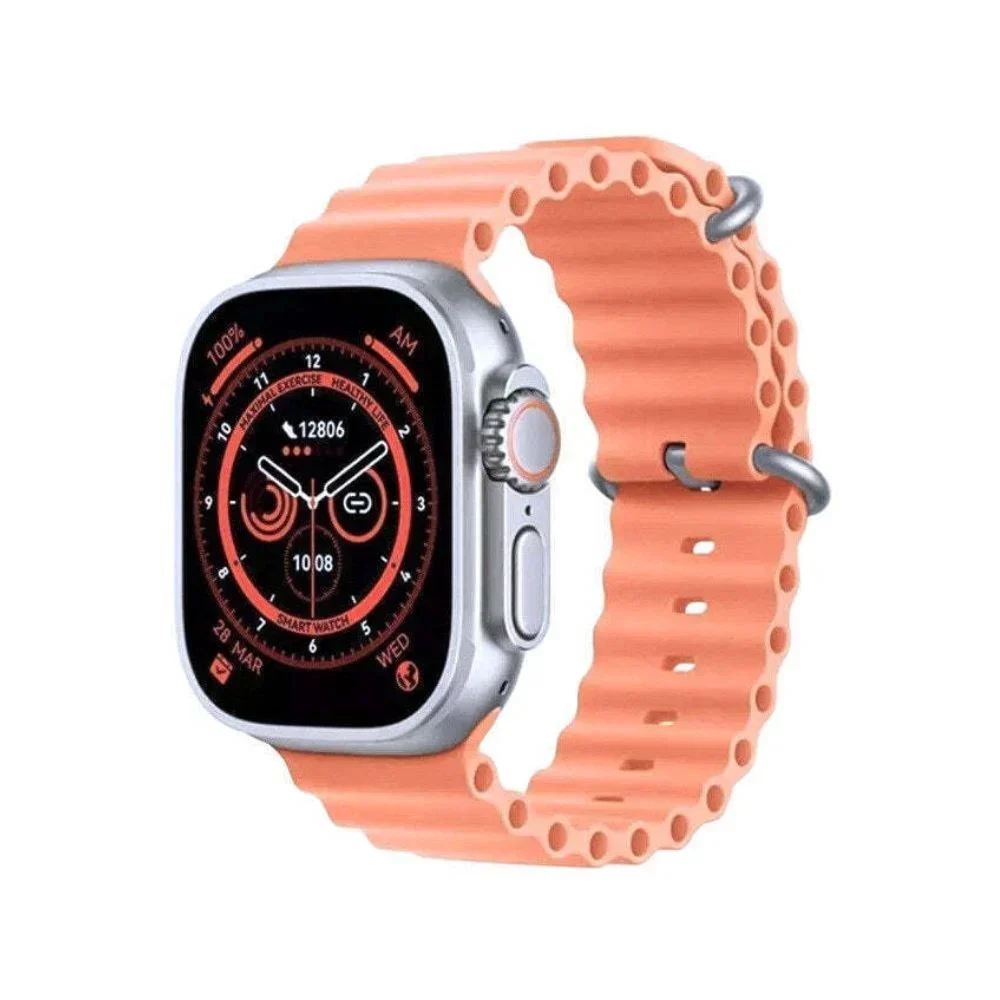 Z87 Ultra 2 49Mm Smartwatch Με Παλμογράφο Ροζ
