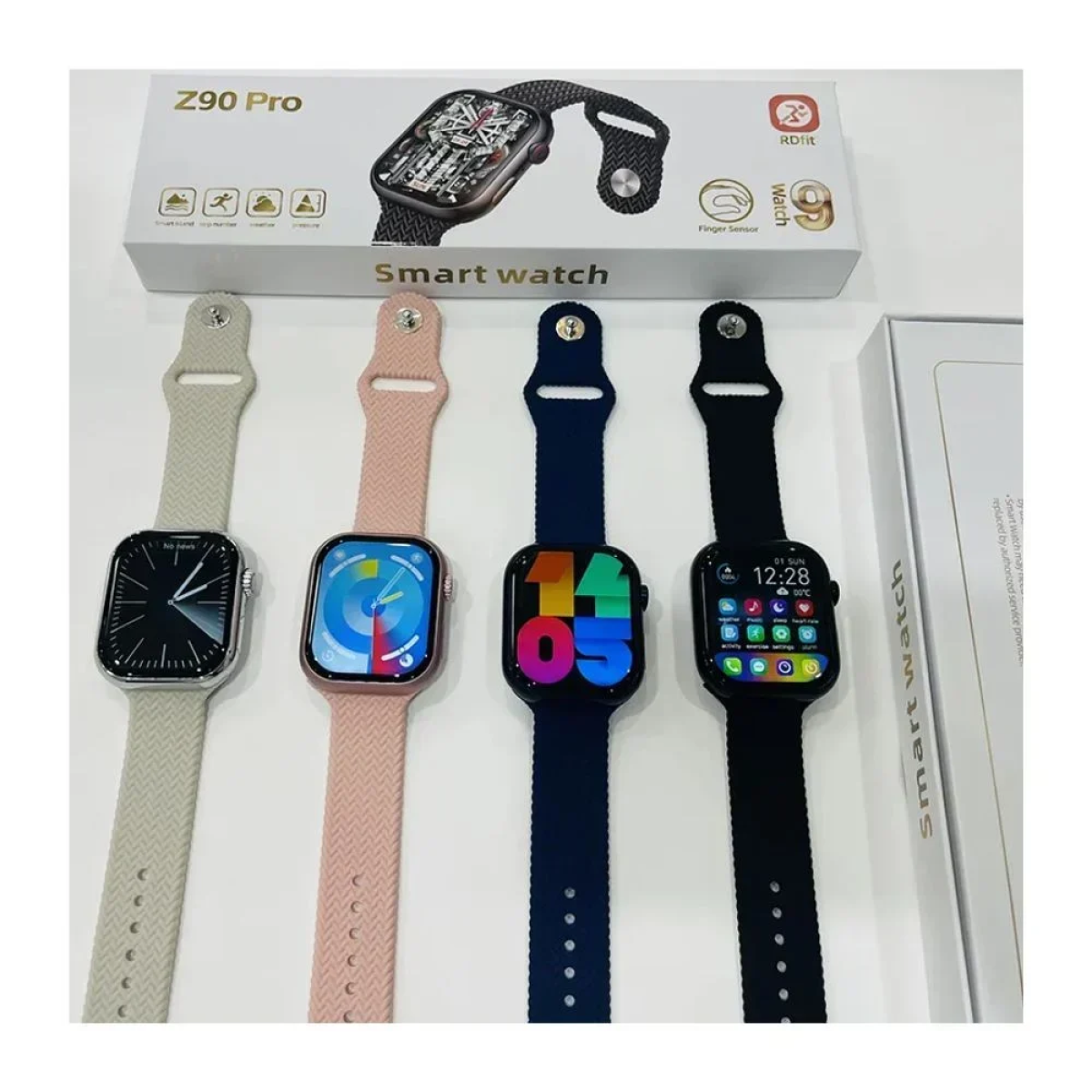 Z90 Pro 49mm Smartwatch με Παλμογράφο Ροζ