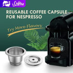 Επαναχρησιμοποιούμενες Κάψουλες Nespresso από Ανοξείδωτο Ατσάλι Inox – Επαναγεμιζόμενες Κάψουλες Καφέ Σετ 3 τεμαχίων - Image 4