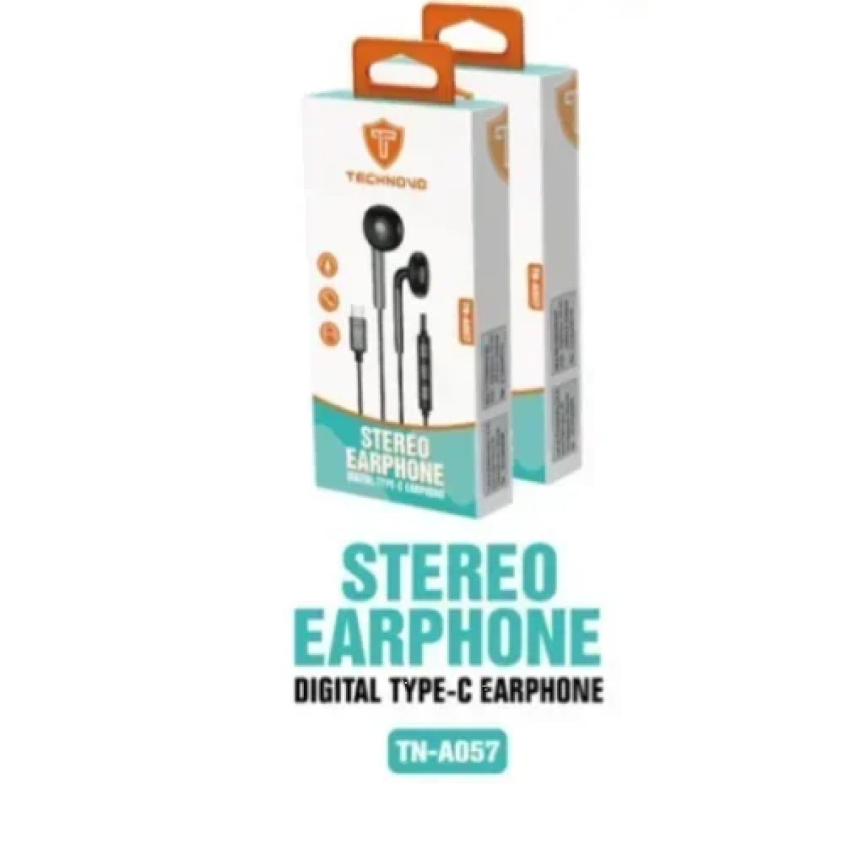 ​Ενσύρματα Ακουστικά Technovo TN-A057 In-ear Handsfree με Βύσμα Type-c