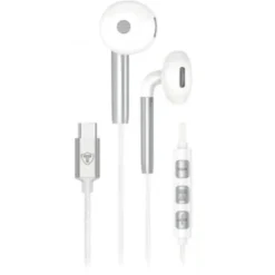 ​Ενσύρματα Ακουστικά Technovo TN-A057 In-ear Handsfree με Βύσμα Type-c Λευκό