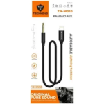 ​Καλώδιο Ήχου Lightning σε 3.5mm Jack male Technovo TN-M010 Μαύρο 1m