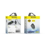 Γρήγορος Φορτιστής PD20W + QC3.0 με Θύρες USB και Type-C Λευκό Awei PD60