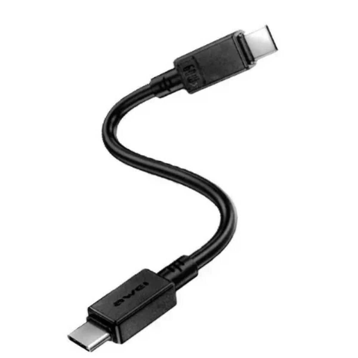 Καλώδιο Γρήγορης Φόρτισης 60W Type-C to Type-C 30cm για iPhone 15 AWEI CL-160T Μαύρο