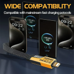 Μετατρέψιμο Καλώδιο Δεδομένων 65W 4 σε 1 USB/USB-C to iPh/Type-C Wekome WDC-25