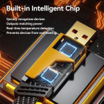 Μετατρέψιμο Καλώδιο Δεδομένων 65W 4 σε 1 USB/USB-C to iPh/Type-C Wekome WDC-25