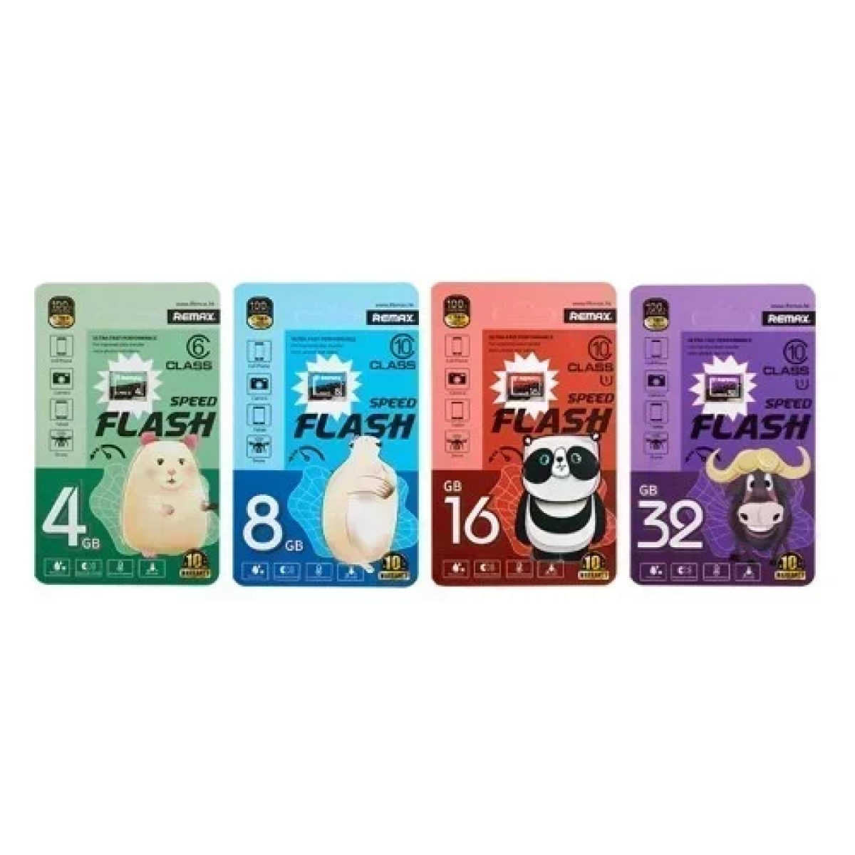 Remax Κάρτα Μνήμης microSDHC 32GB Class 10 High Speed ​​Flash Card