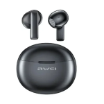 Μίνι Ασύρματα Ακουστικά Bluetooth 5.3 με θήκη φόρτισης Awei T87 Μαύρα