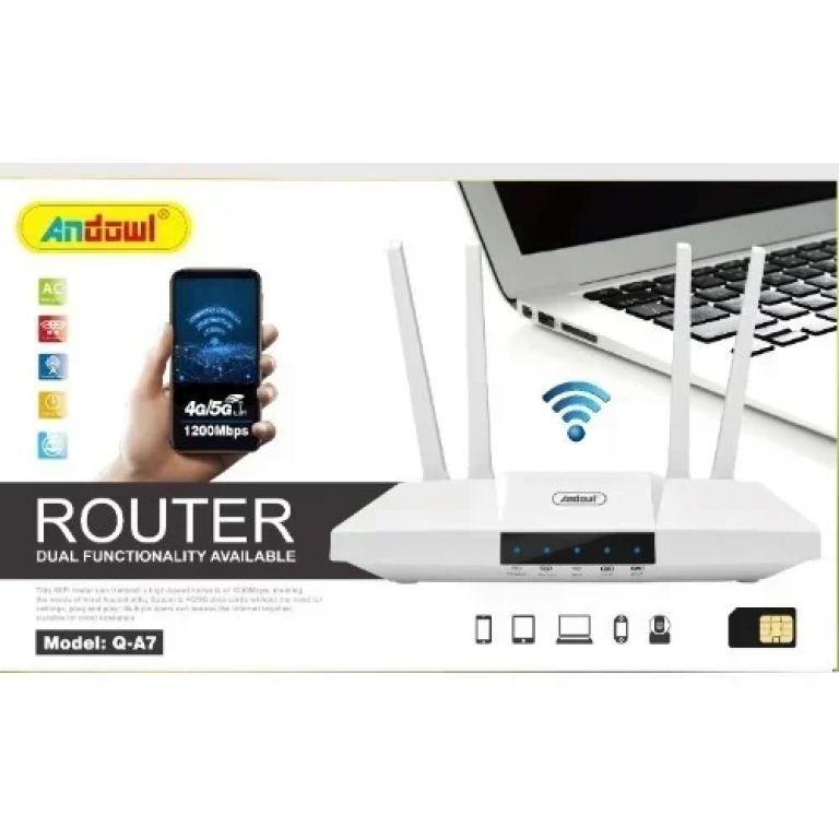 Ασύρματο 4g/5g Wifi Router 1200mbps Andowl Q-A7