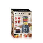 Ηλεκτρικό Μπλέντερ - Αποχυμωτής 2 σε 1 800W 1.5L Sokany SK-03019
