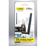 Andowl Q-A220B Ασύρματος USB Αντάπτορας Δικτύου με Αποσπώμενη Κεραία 900Mbps