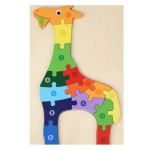 Ανάγλυφο Ξύλινο Παζλ 3D 29.5x18 εκ. Jigsaw Puzzles - Καμηλοπάρδαλη