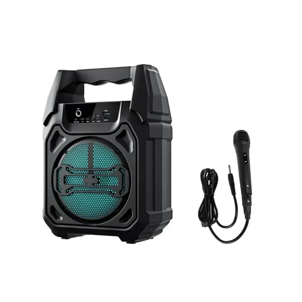 Ηχείο Karaoke 6.5'' Bluetooth GTS-1283 με Μικρόφωνο σε Μαύρο Χρώμα