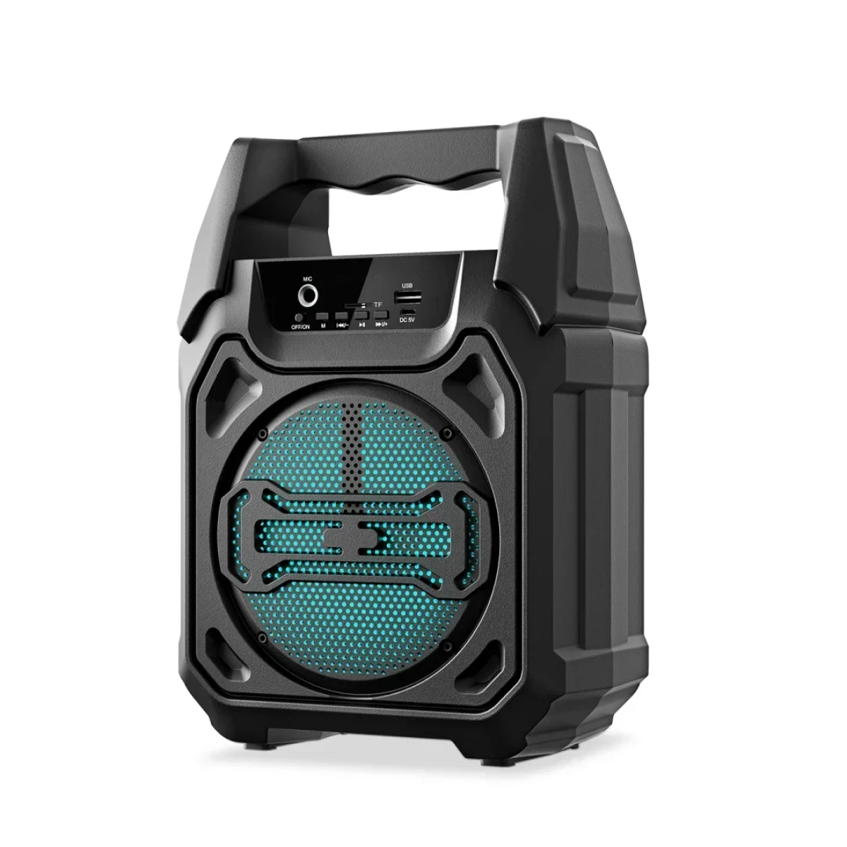 Ηχείο Karaoke 6.5'' Bluetooth GTS-1283 με Μικρόφωνο σε Μαύρο Χρώμα