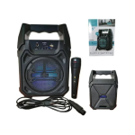 Ηχείο Karaoke 6.5'' Bluetooth GTS-1283 με Μικρόφωνο σε Μαύρο Χρώμα