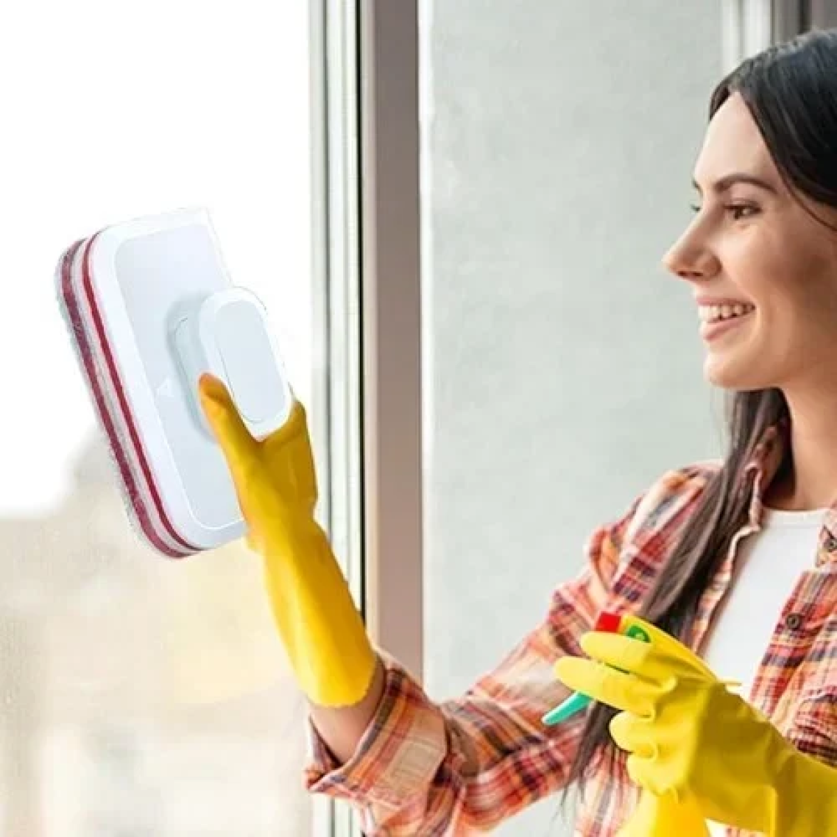 Μαγνητική Συσκευή Καθαρισμού Τζαμιών Διπλής Όψης Χωρίς Γρατζουνιές