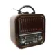Επαναφορτιζόμενο Ραδιόφωνο Retro Bluetooth / USB RX-730D Καφέ