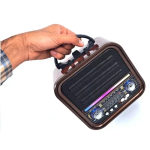 Ηλιακό Ραδιόφωνο Retro LED Bluetooth / USB RX-720SD