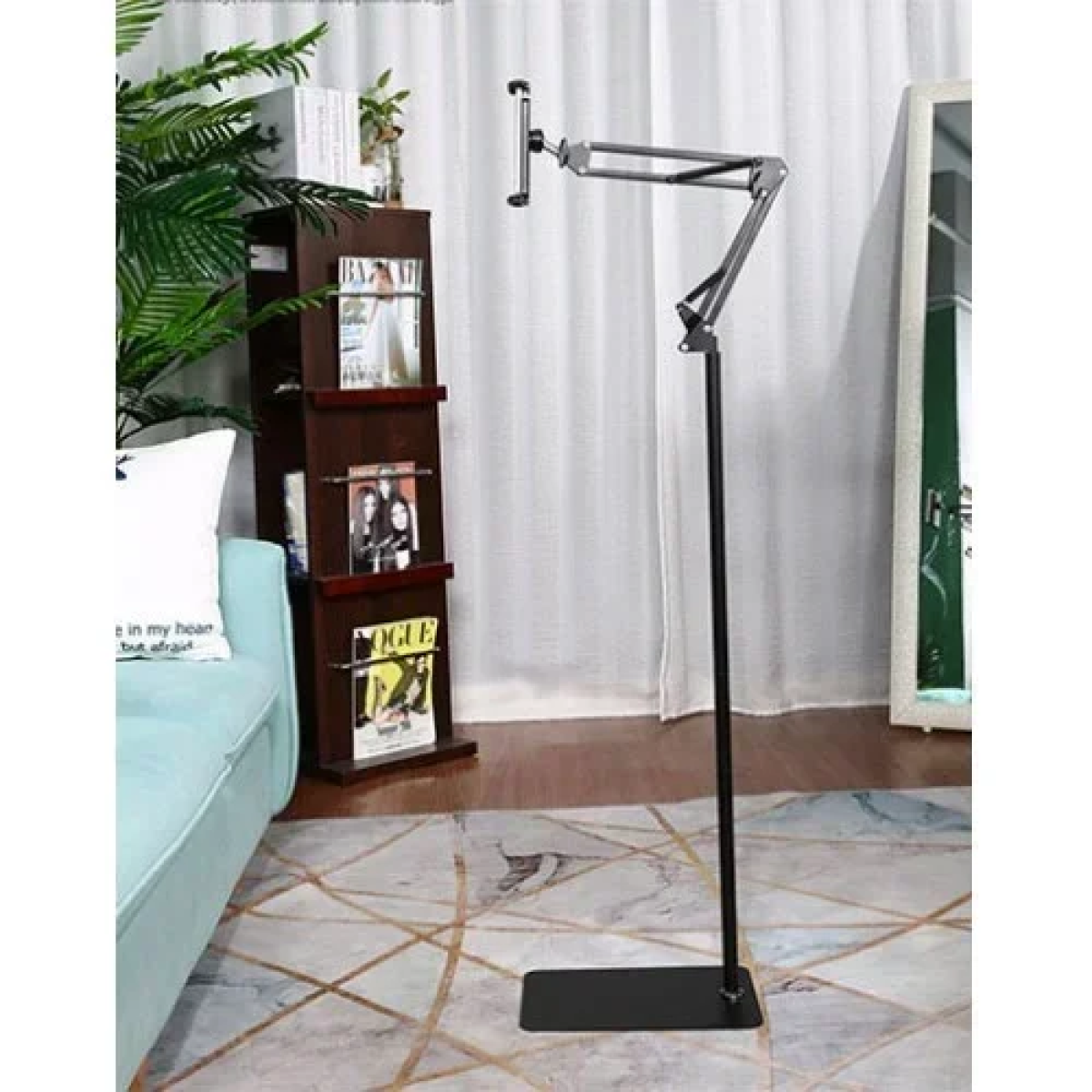 Επιδαπέδια Βάση Στήριξης για Κινητά και Tablet 3.5-11'' Μαύρη FLLD-01