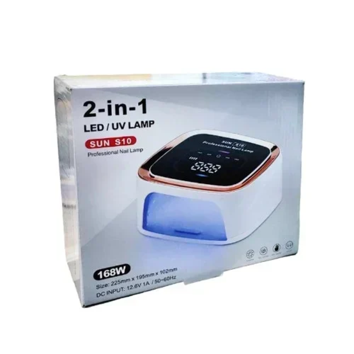 Επαγγελματικό Φουρνάκι Νυχιών 168W UV/LED Lamp SUN S10