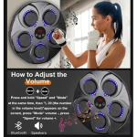 Μουσικό Ταμπλό Box με γάντια & φωτισμό LED - Μαύρο