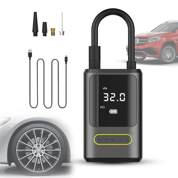 Φορητή Αντλία Αέρα Αυτοκινήτου 150PSI με οθόνη LCD ATJ-8466