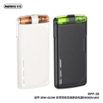 Powerbank Remax Armor Series PD 20W+QC 22,5W με 2 Καλώδια Γρήγορης Φόρτισης 10000mAh RPP-53