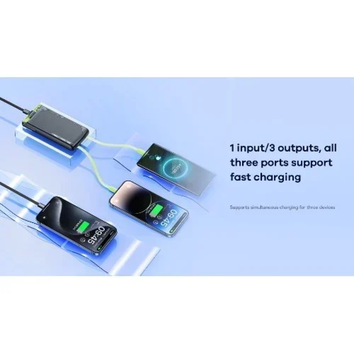 Powerbank Remax Armor Series PD 20W+QC 22,5W με 2 Καλώδια Γρήγορης Φόρτισης 10000mAh RPP-53