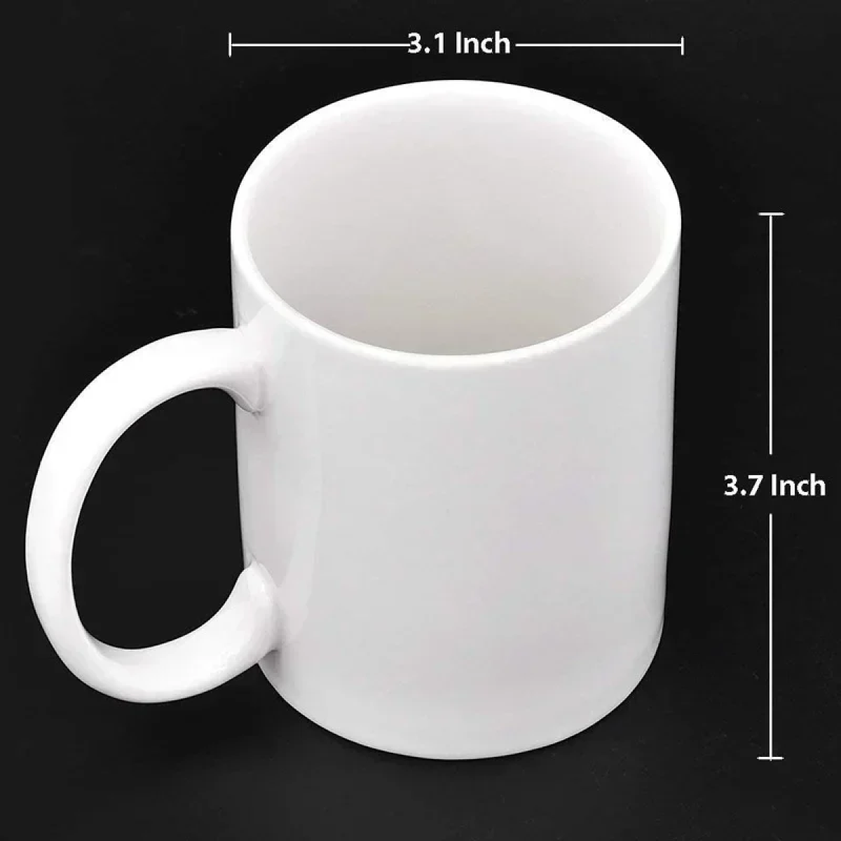 Κεραμική Κούπα Up Yours 350 ml Ανάγλυφο Χέρι με Σηκωμένο Δάχτυλο στο Εσωτερικό