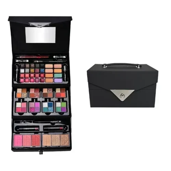 Βαλιτσάκι Μακιγιάζ 77 τμχ – Miss Young Make Up Kit 23289 Μαύρο